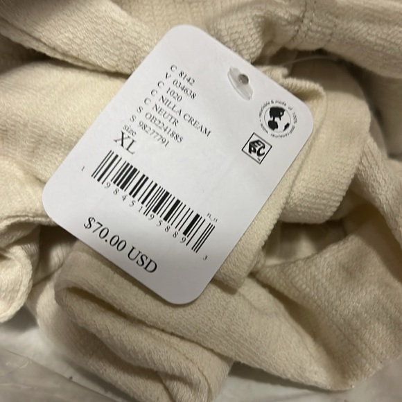 Free People Wynona Pants in Nilla Cream - Picture 7 of 7